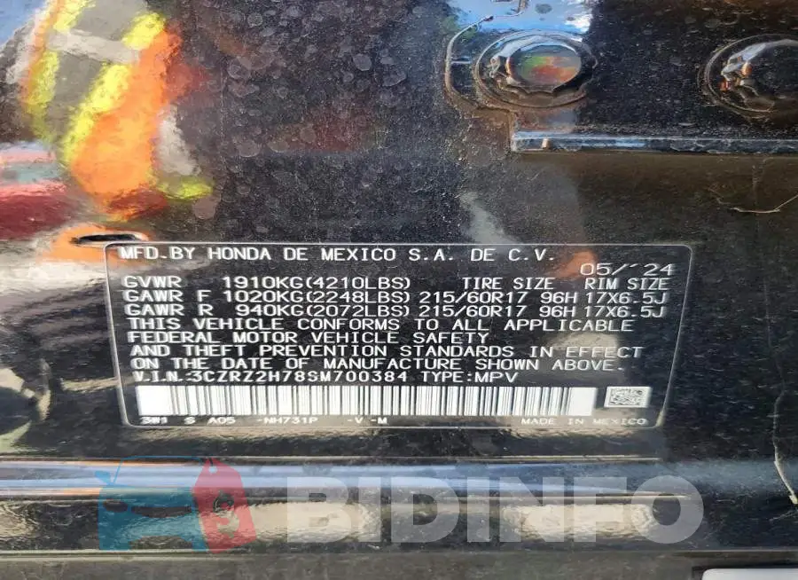3CZRZ2H78SM700384 Photo# 13