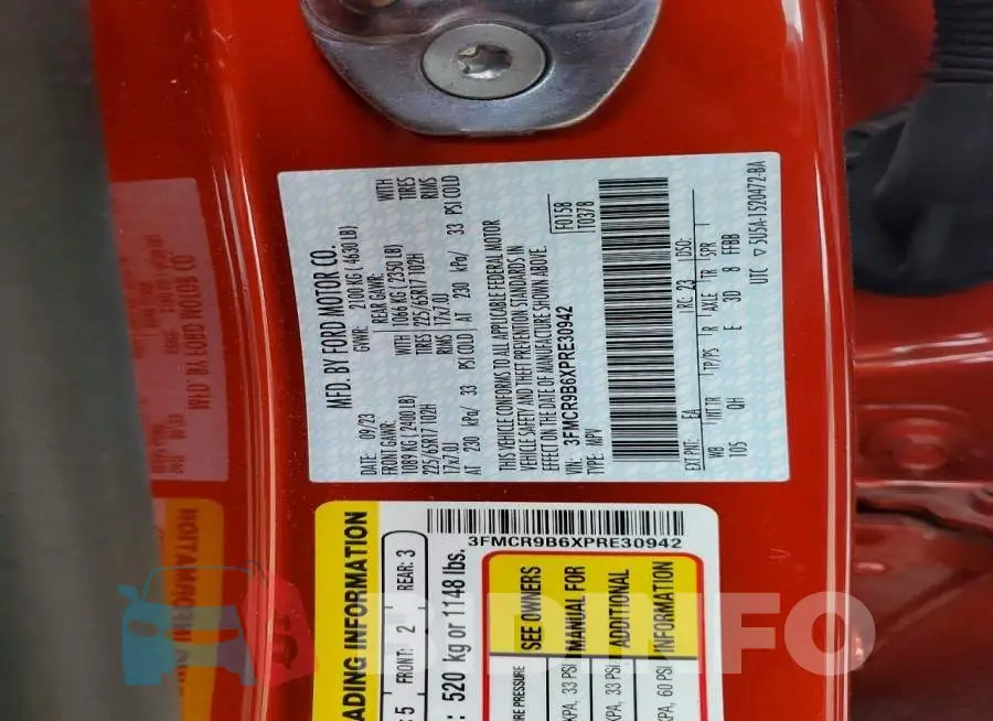 3FMCR9B6XPRE30942 Photo# 13