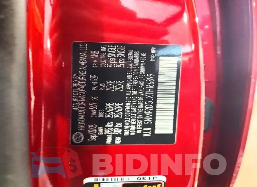 5NMP2DGLXTH166899 Photo# 13