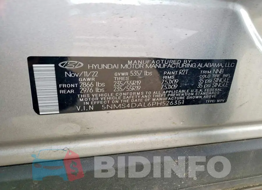 5NMS4DAL6PH526351 Photo# 12