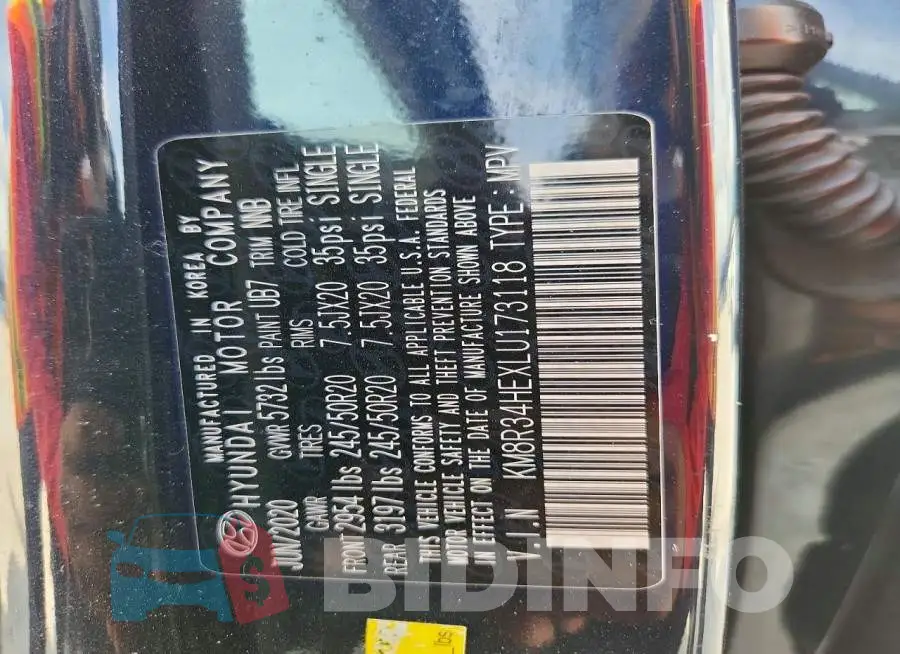 KM8R34HEXLU173118 Photo# 14
