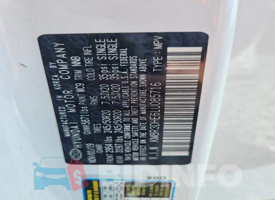 KM8R3DHE6LU085716 Photo# 13