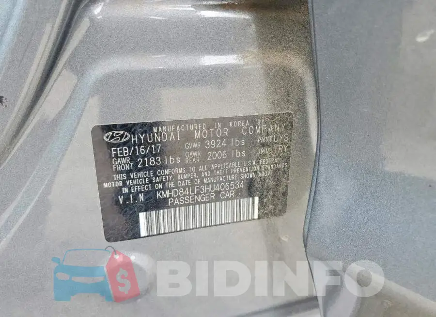 KMHD84LF3HU406534 Photo# 12
