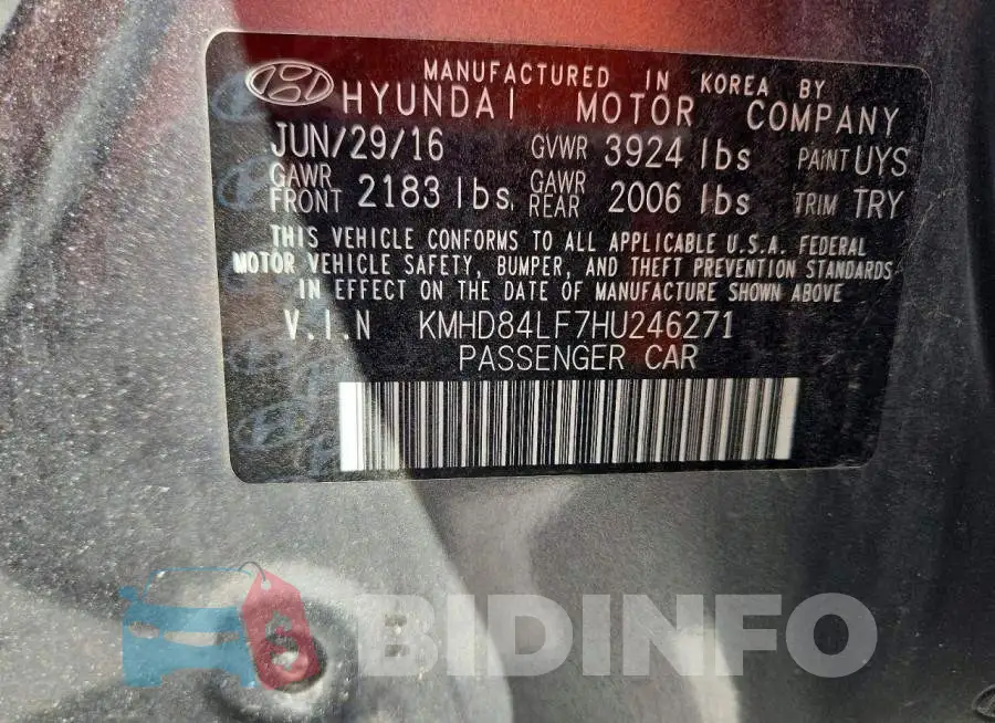 KMHD84LF7HU246271 Photo# 13
