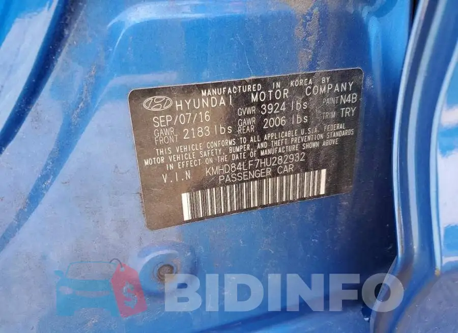 KMHD84LF7HU282932 Photo# 12