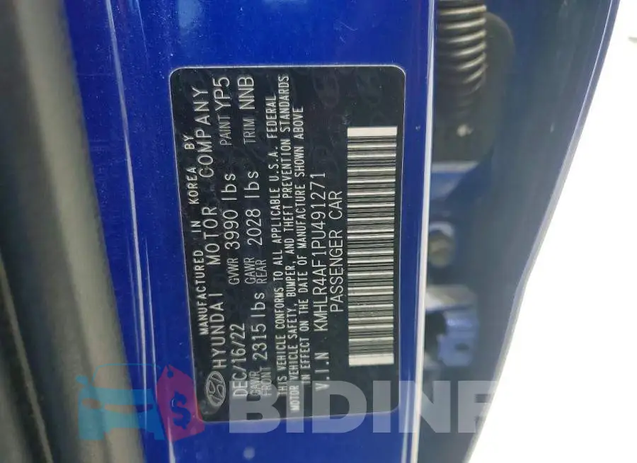 KMHLR4AF1PU491271 Photo# 13
