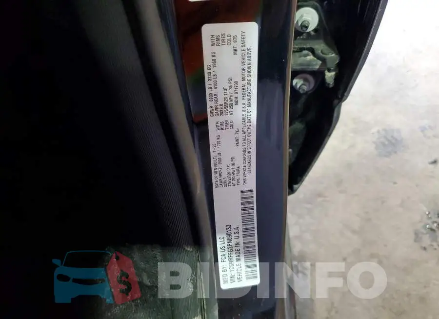 1C6RRFFG2PN690133 Photo# 12