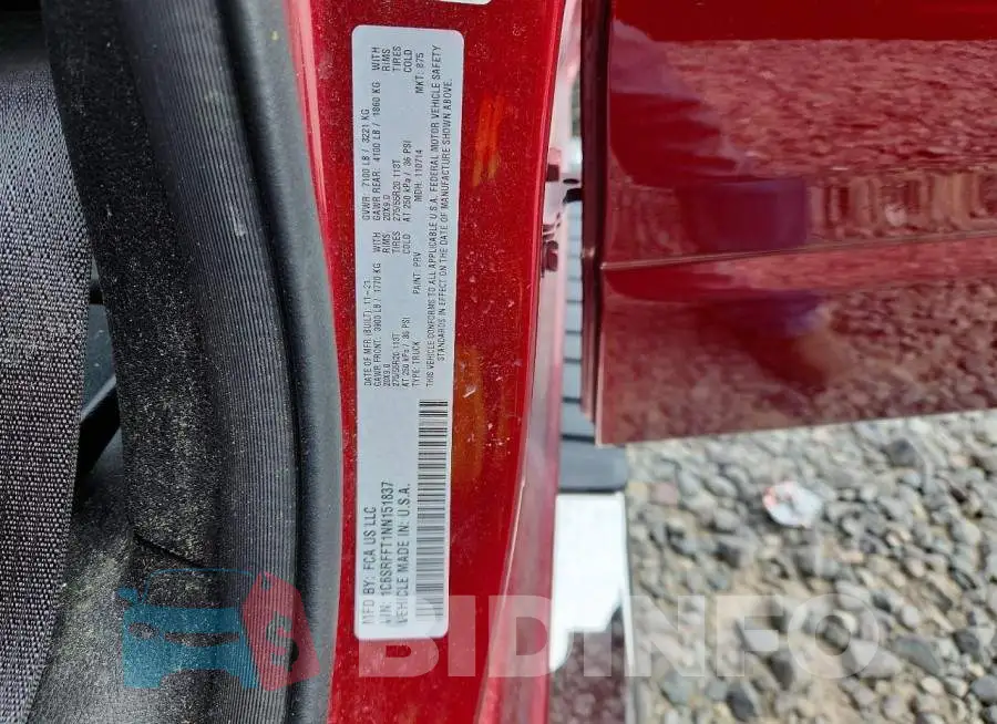 1C6SRFFT1NN151837 Photo# 12