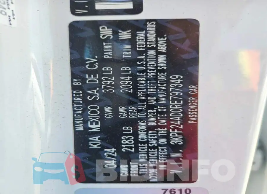3KPF24AD0RE797349 Photo# 13