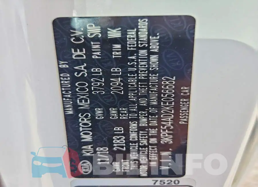 3KPF54AD2KE056682 Photo# 12