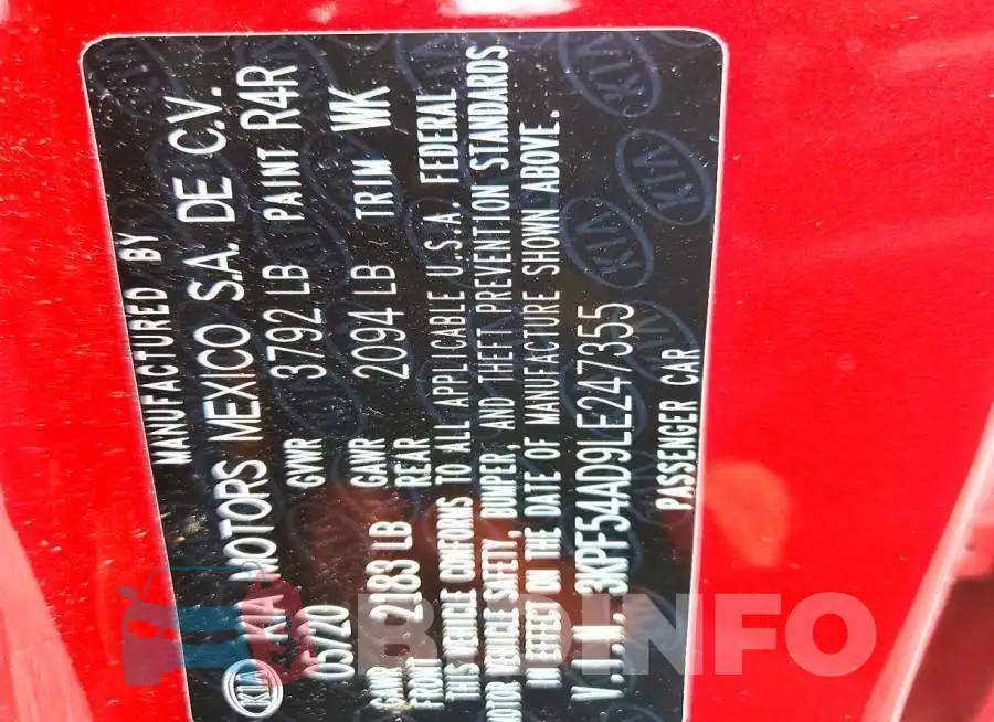 3KPF54AD9LE247355 Photo# 12