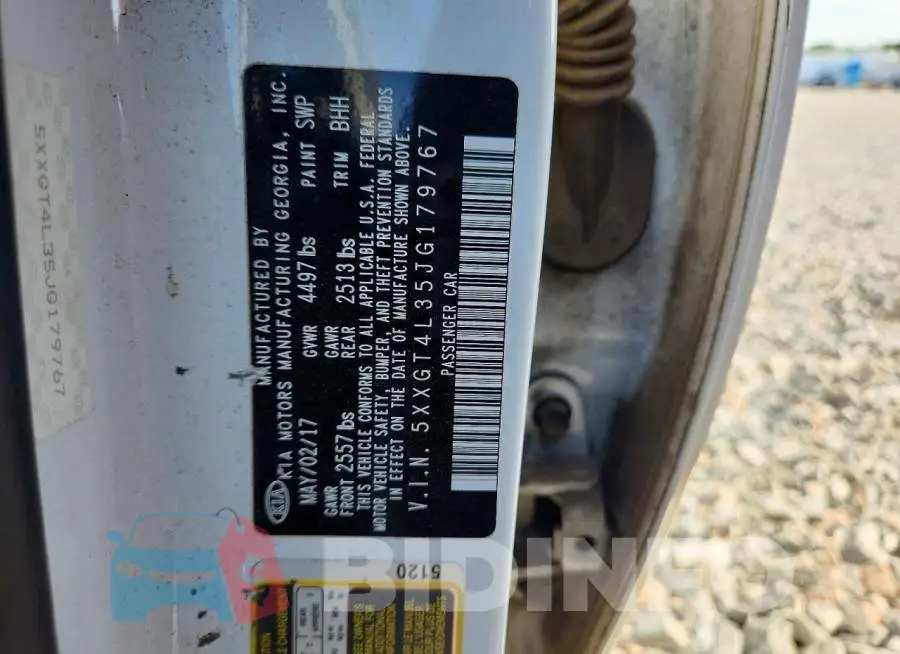 5XXGT4L35JG179767 Photo# 12
