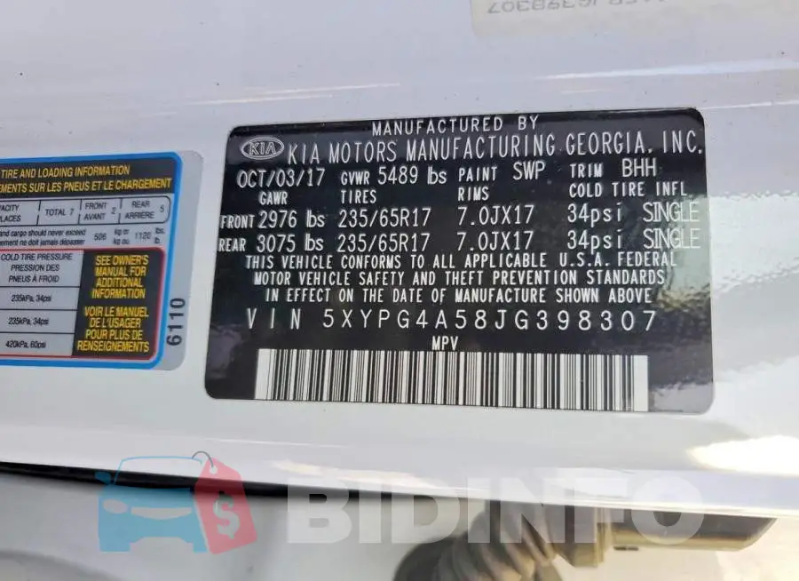 5XYPG4A58JG398307 Photo# 13