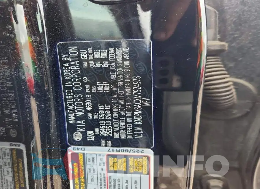 KNDPM3ACXM7924973 Photo# 13