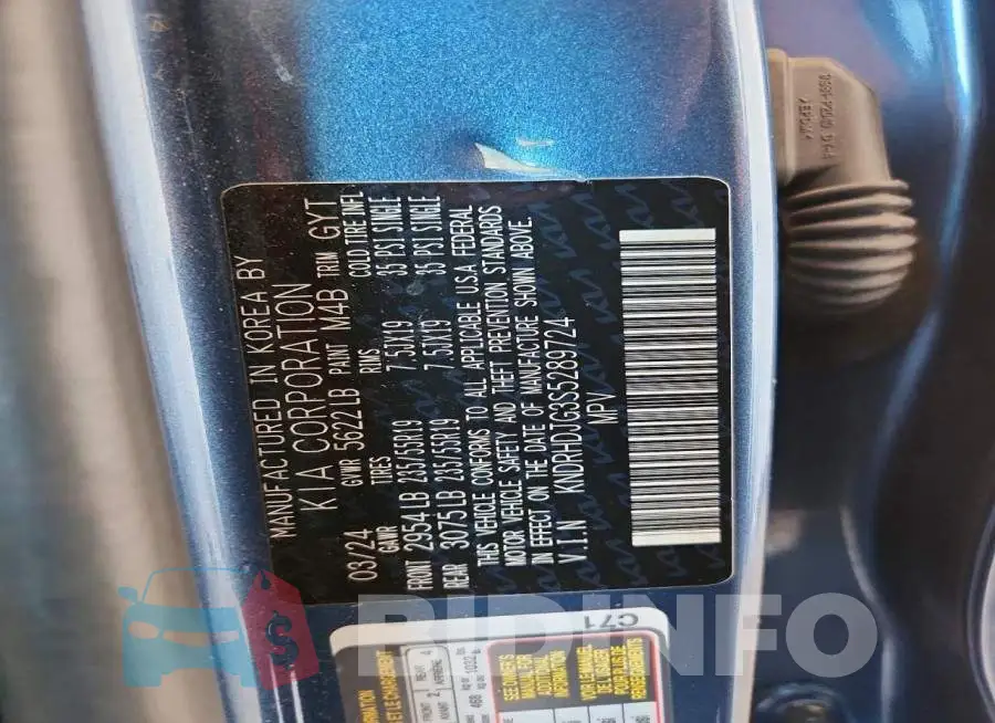 KNDRHDJG3S5289724 Photo# 13