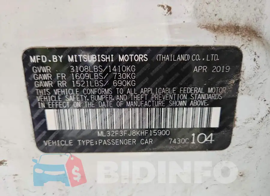 ML32F3FJ8KHF15900 Photo# 12