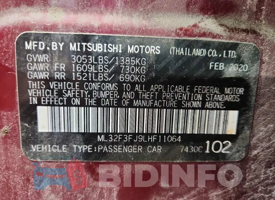 ML32F3FJ9LHF11064 Photo# 12