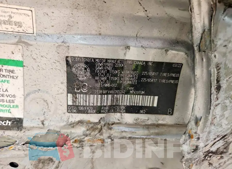 2T3B1RFV4NW265262 Photo# 14