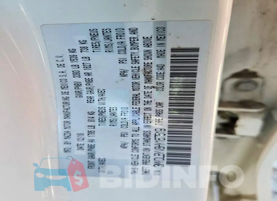 3MYDLBYV8HY167519 Photo# 12