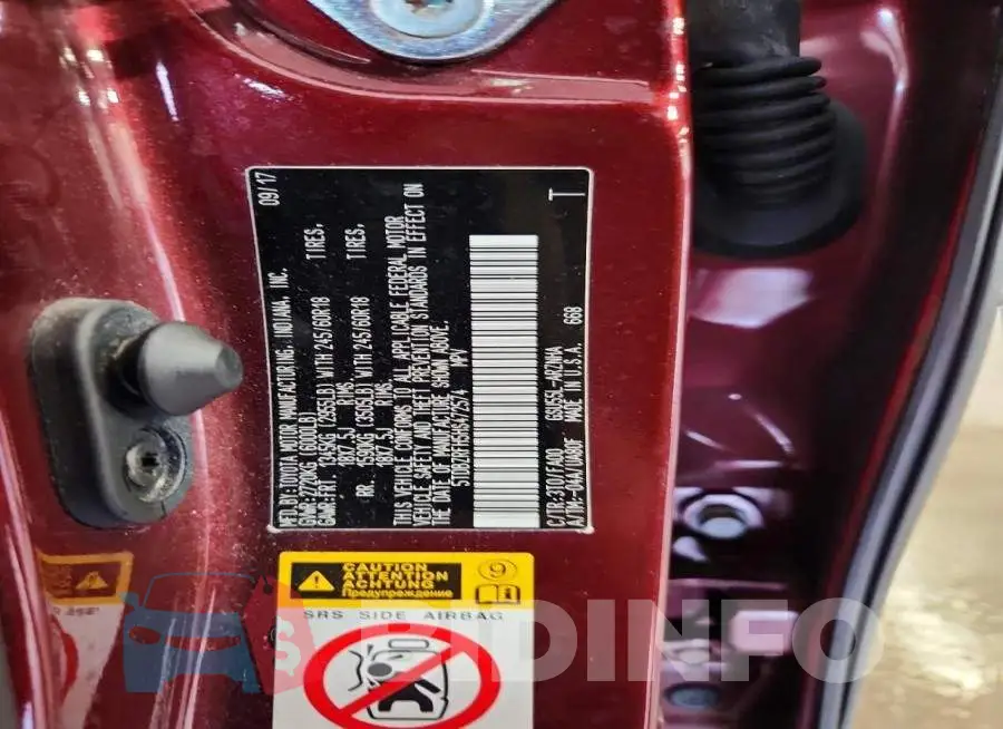 5TDBZRFH5HS472574 Photo# 14