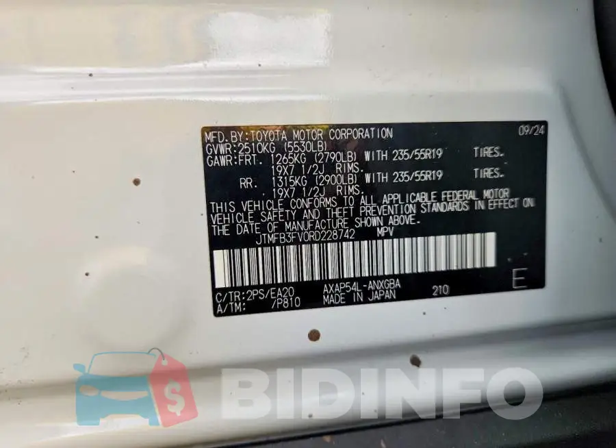 JTMFB3FV0RD228742 Photo# 13