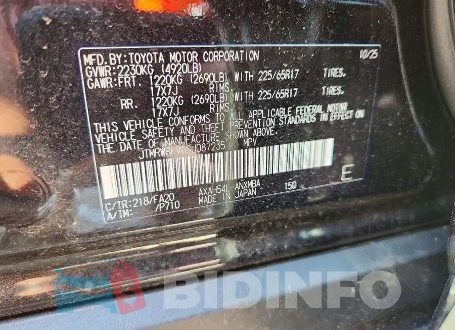 JTMRWRFV6SJ087235 Photo# 12