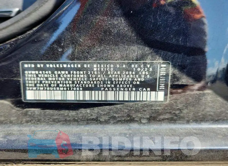 3VW7M7BU5RM017069 Photo# 12