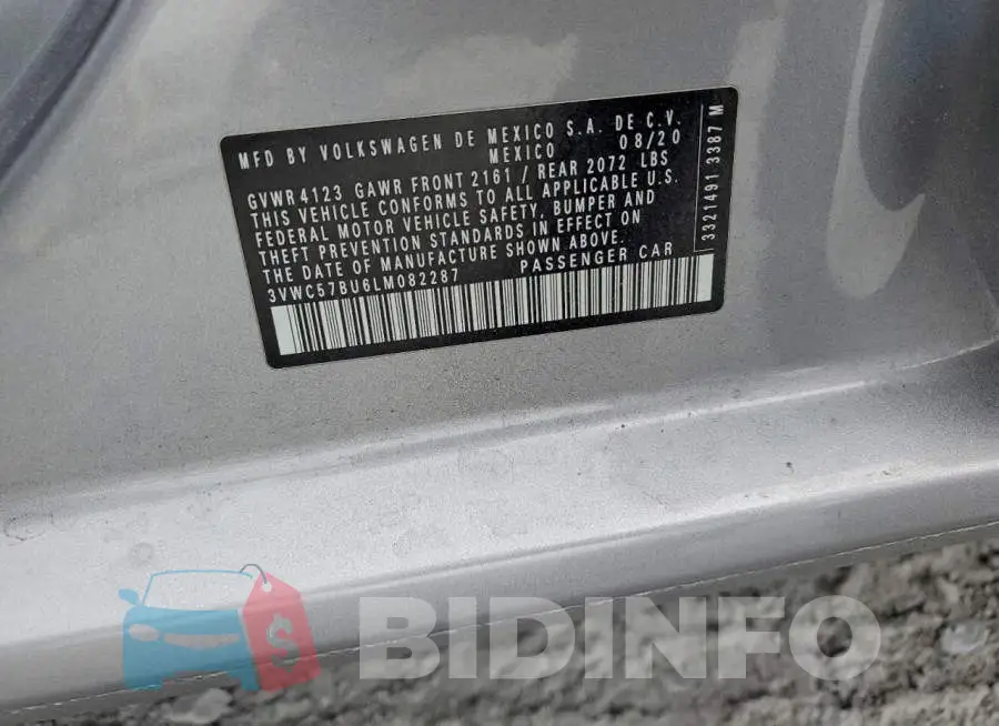 3VWC57BU6LM082287 Photo# 12
