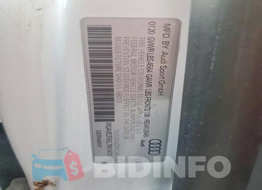 WUAVECFX5L7901473 Photo# 13