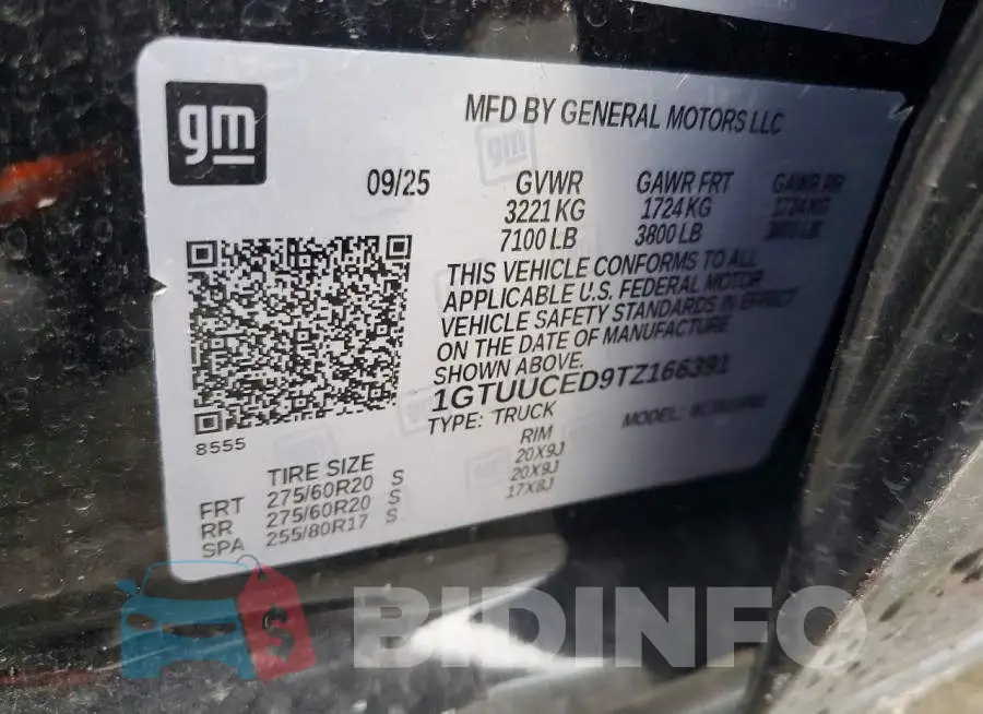 1GTUUCED9TZ166391 Photo# 13