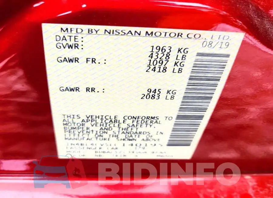 1N4BL4CV5LC140195 Photo# 12