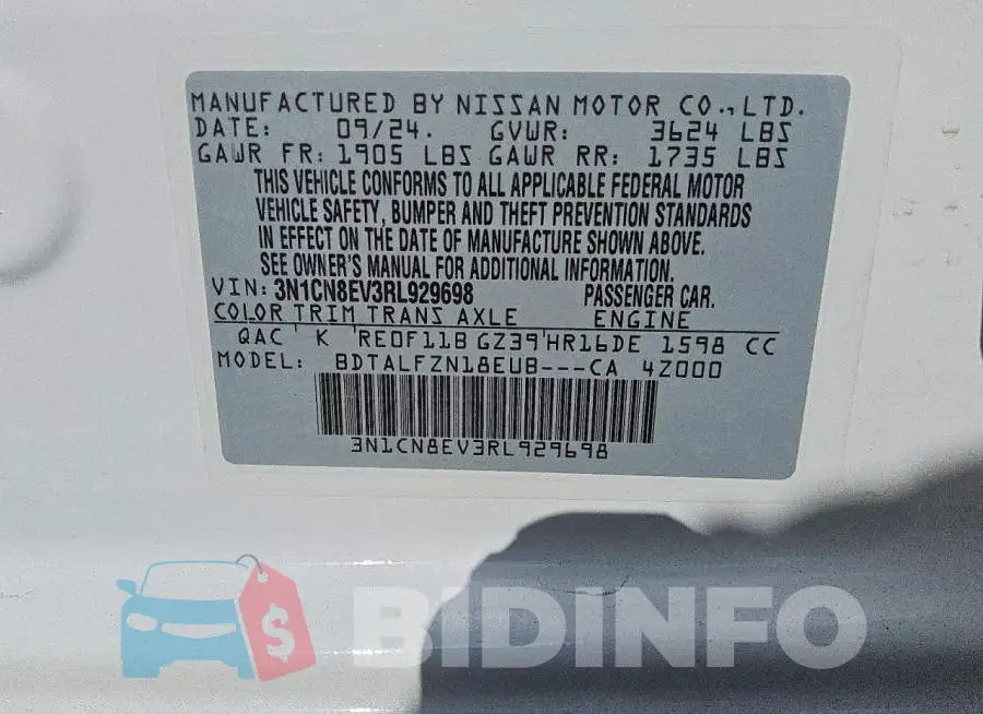 3N1CN8EV3RL929698 Photo# 12