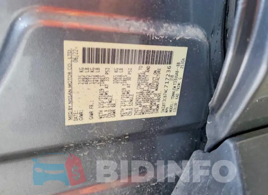 5N1BT3CB7NC717236 Photo# 14