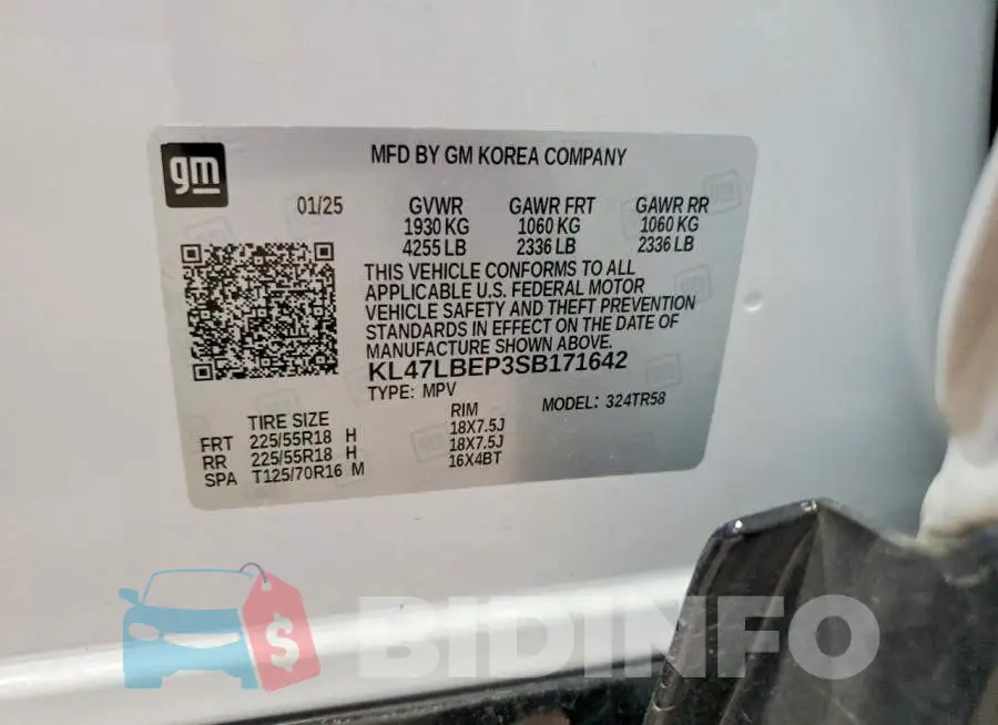 KL47LBEP3SB171642 Photo# 12