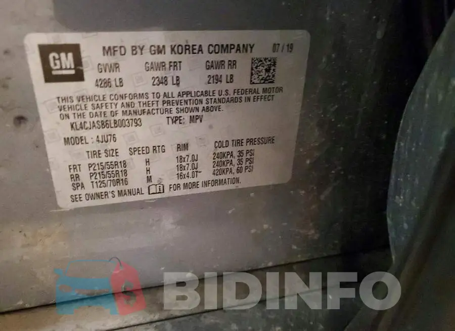KL4CJASB6LB003793 Photo# 13
