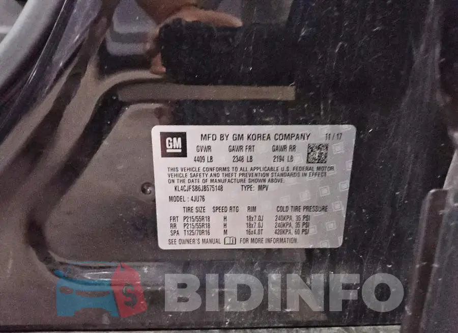 KL4CJFSB6JB575148 Photo# 13