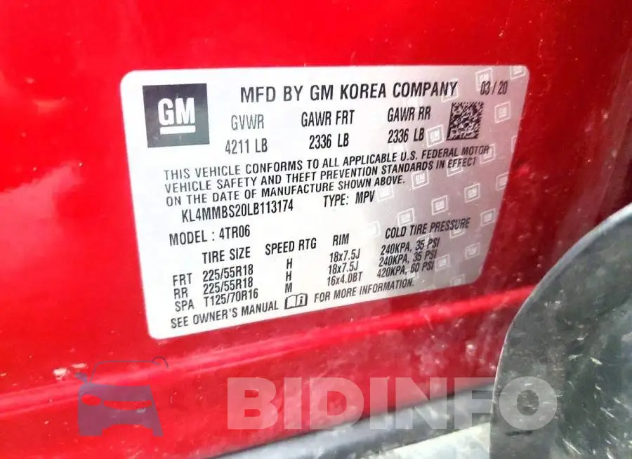 KL4MMBS20LB113174 Photo# 13