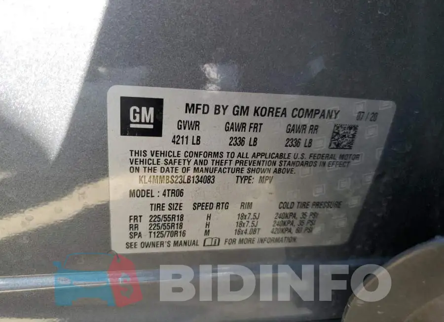 KL4MMBS23LB134083 Photo# 13