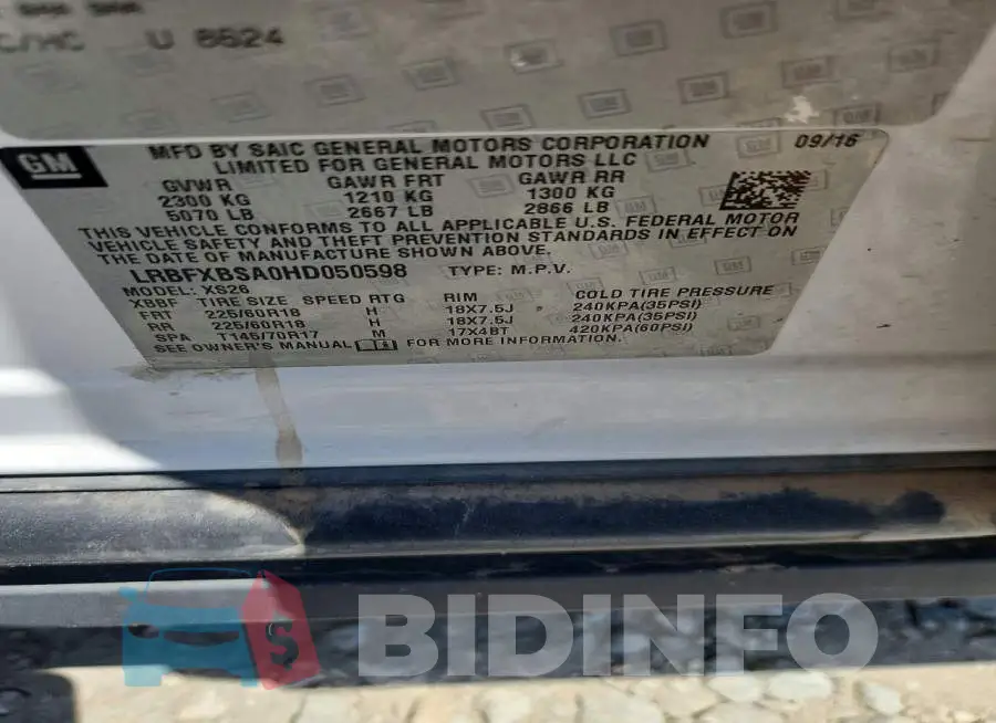 LRBFXBSA0HD050598 Photo# 13