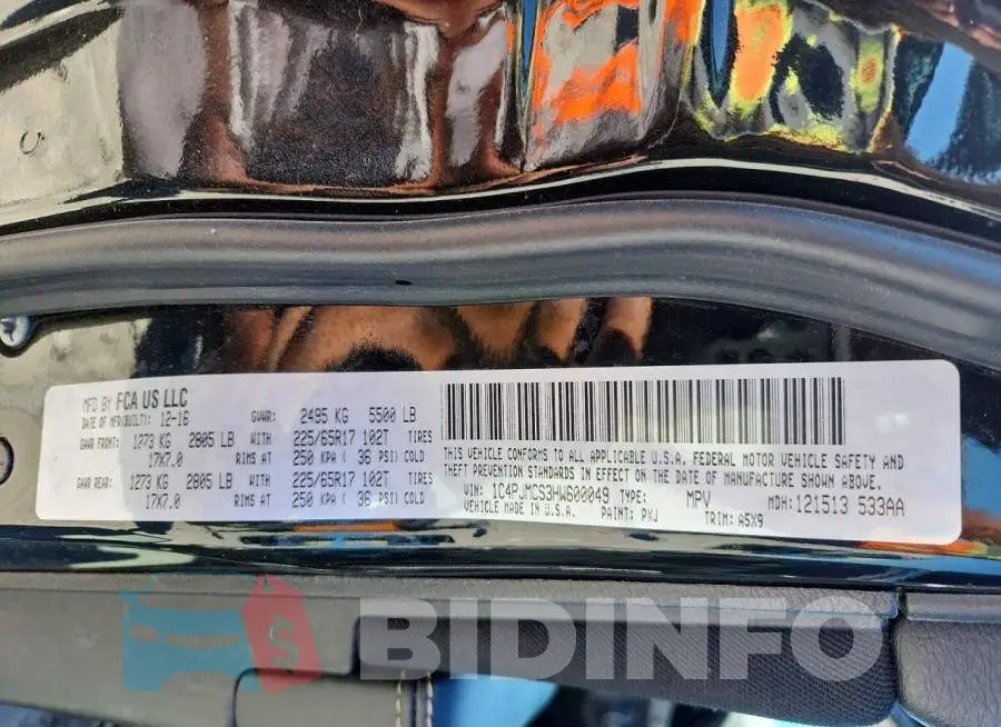 1C4PJMCS3HW600049 Photo# 13