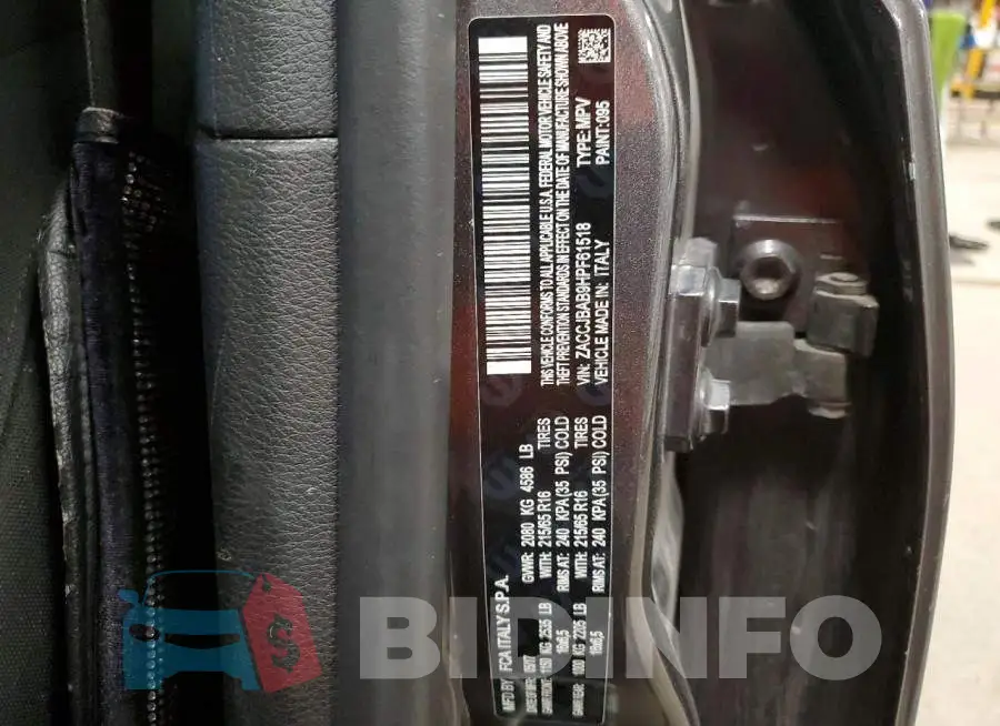 ZACCJBAB9HPF61518 Photo# 14
