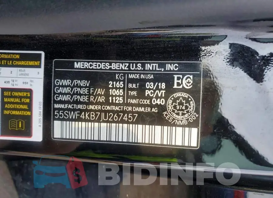 55SWF4KB7JU267457 Photo# 12