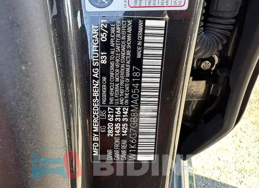 W1K6G7GB8MA054187 Photo# 10