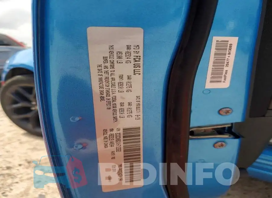 2C3CDXBG1KH712332 Photo# 12