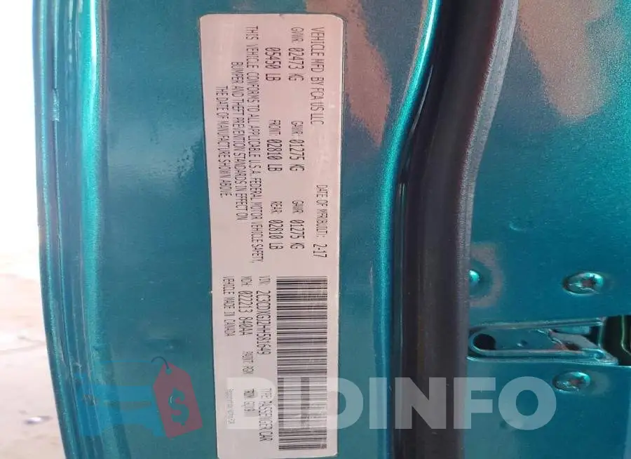 2C3CDXGJ2HH581649 Photo# 12