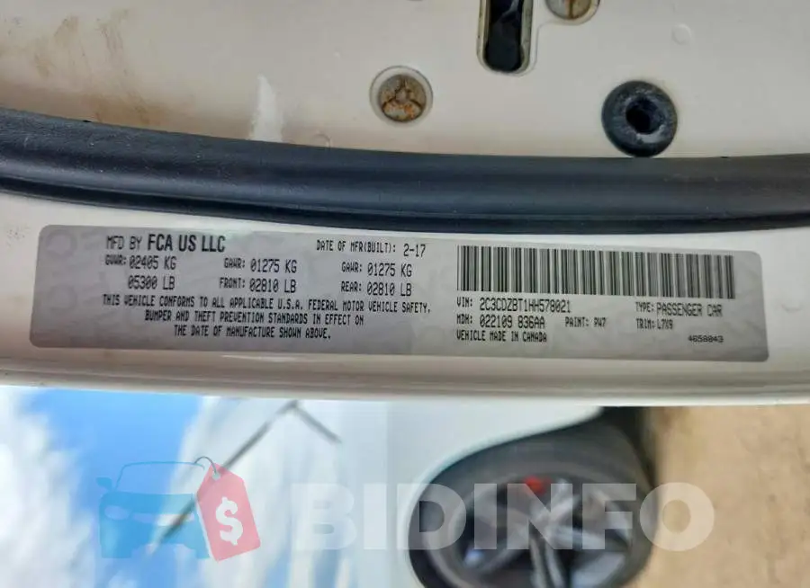 2C3CDZBT1HH578021 Photo# 12
