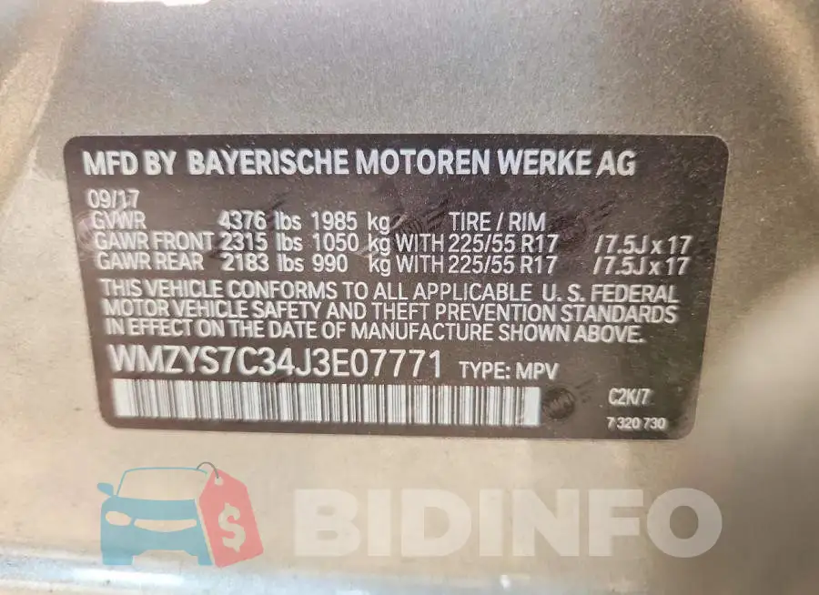 WMZYS7C34J3E07771 Photo# 13