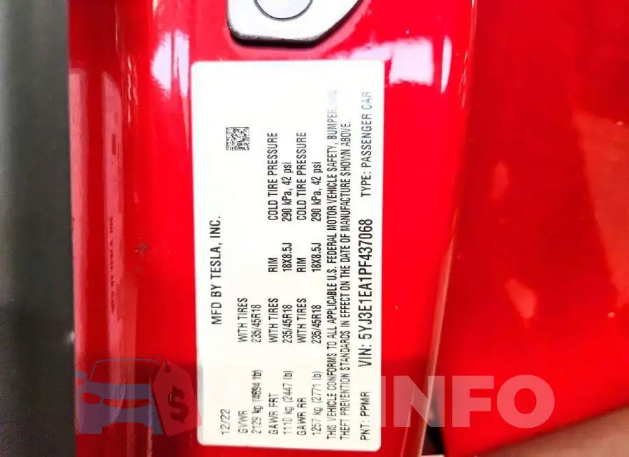 5YJ3E1EA1PF437068 Photo# 12