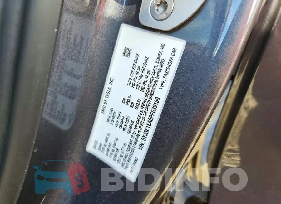 5YJ3E1EA6PF639159 Photo# 12
