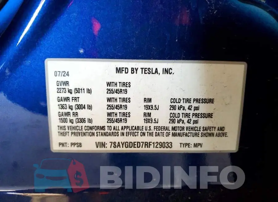 7SAYGDED7RF129033 Photo# 12
